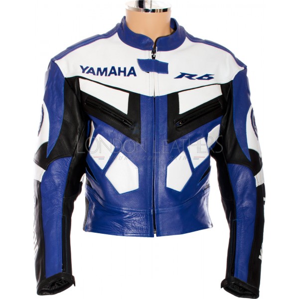 Yamaha Classic Blue R6 Leather Blue Jacket Yamaha Classic Blue R6 Leather Blue Jacket